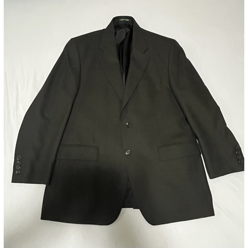 Lauren Ralph Lauren 42R 100% Wool Heathered Brown Coat Blazer Suit Jacket